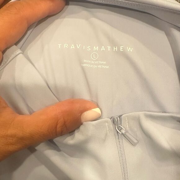 New With Tags! Travis Mathew Women's Sunfire Zip Tank Size Large - Picture 11 of 14